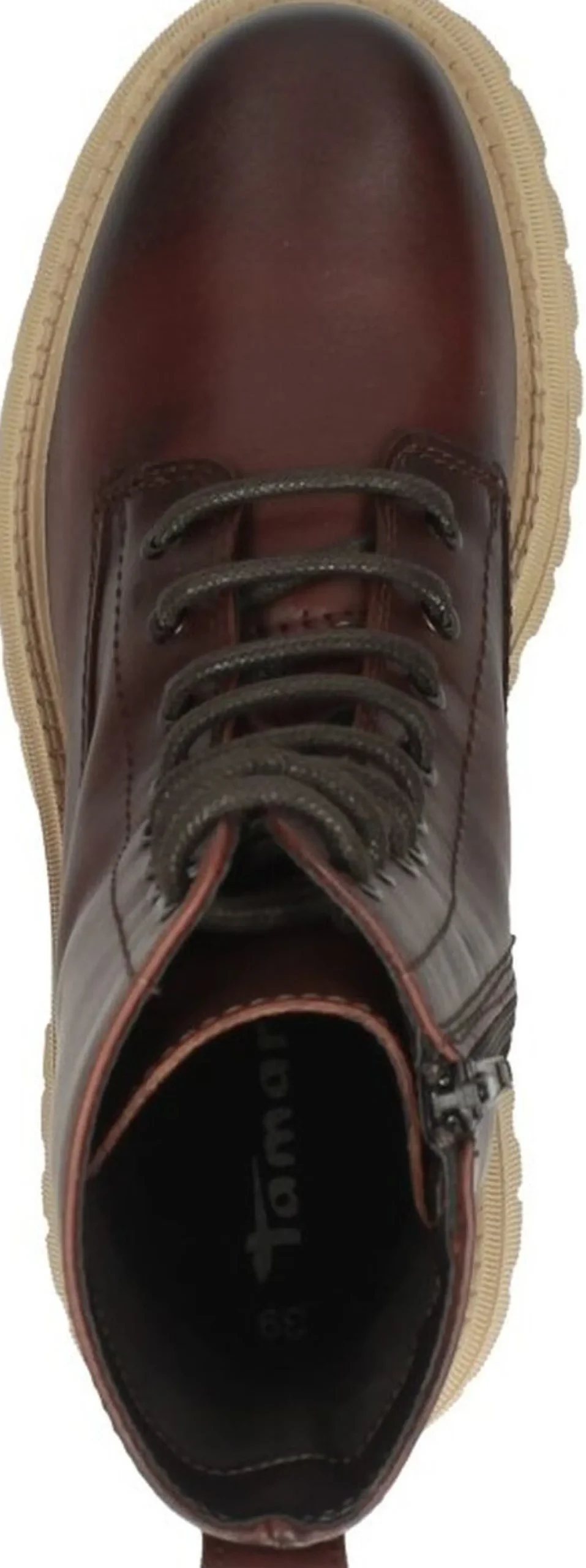 Tamaris Veterschoenen Hoog Donkerbruin Sale