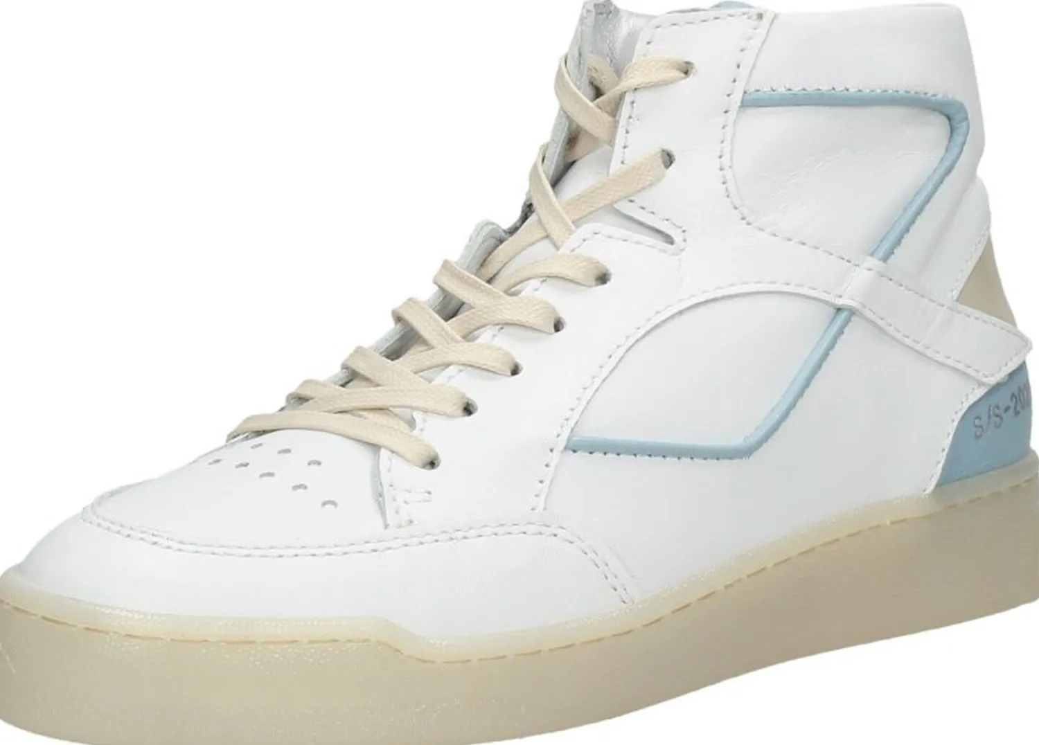 Mjus Veterschoenen Hoog Wit Best