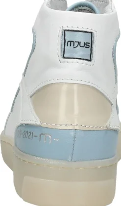 Mjus Veterschoenen Hoog Wit Best