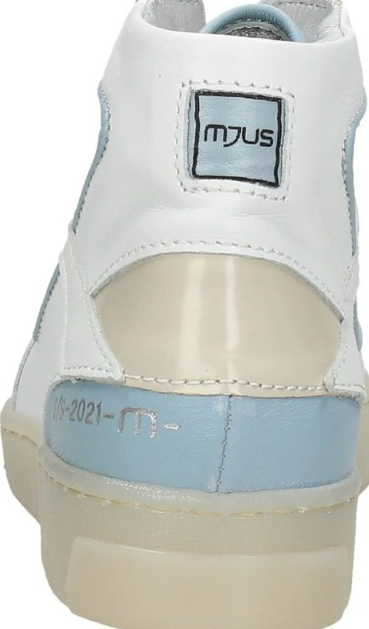 Mjus Veterschoenen Hoog Wit Best