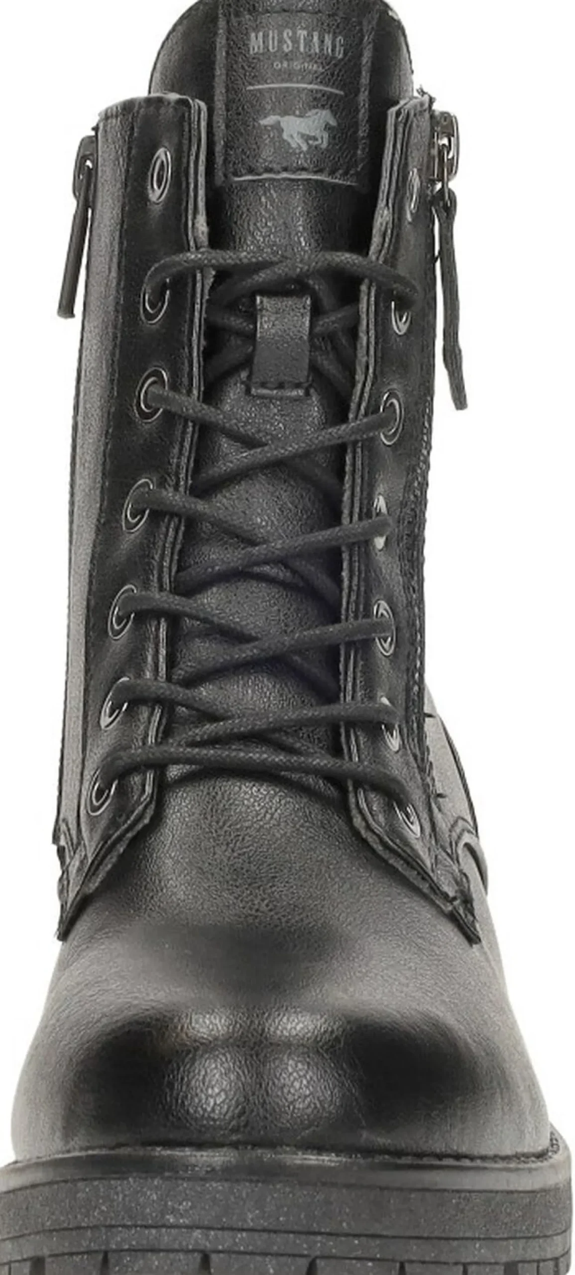 Mustang Veterschoenen Hoog Zwart Clearance