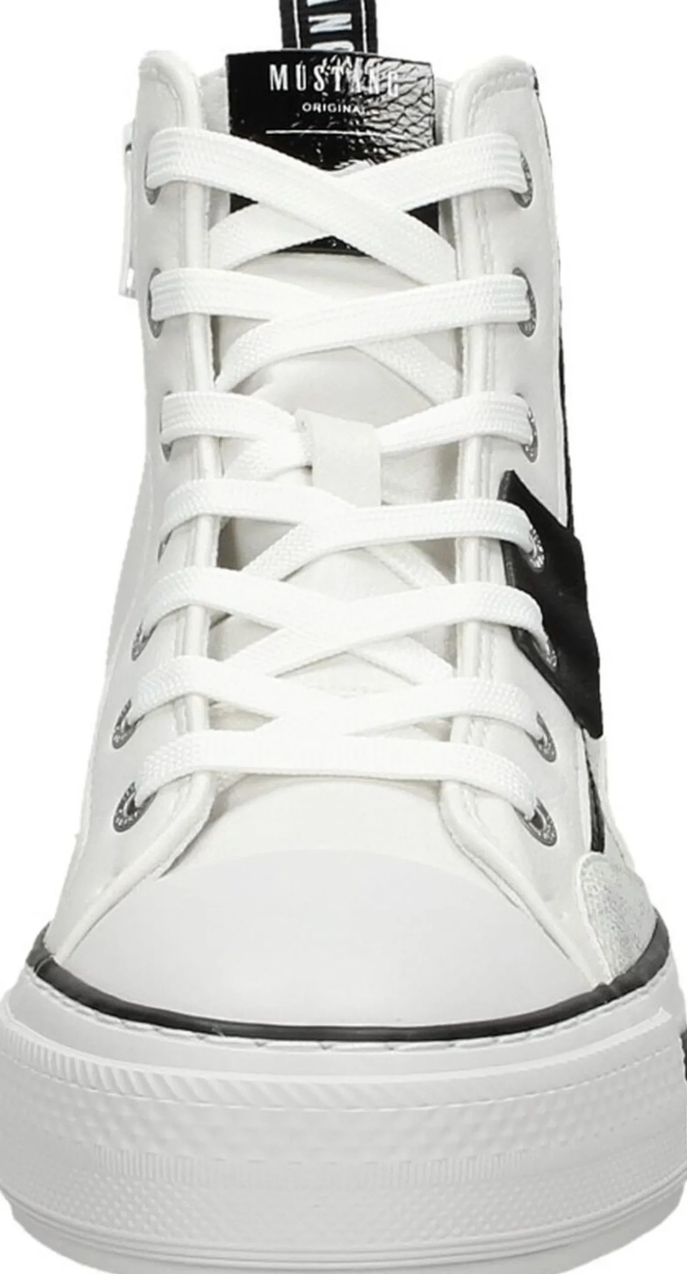 Mustang Veterschoenen Hoog Wit Outlet