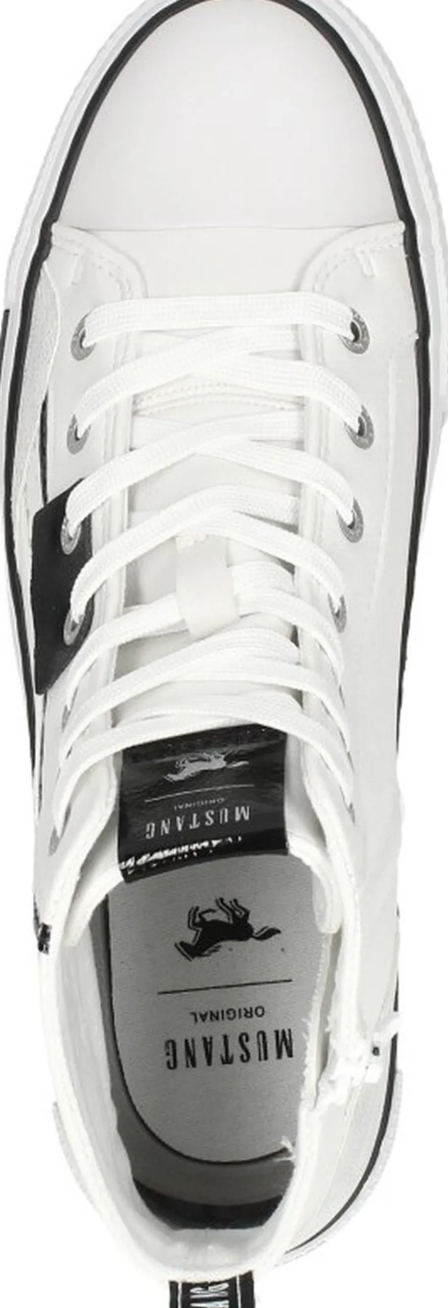 Mustang Veterschoenen Hoog Wit Outlet