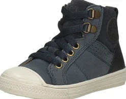 Keq Veterschoenen Hoog Blauw Hot