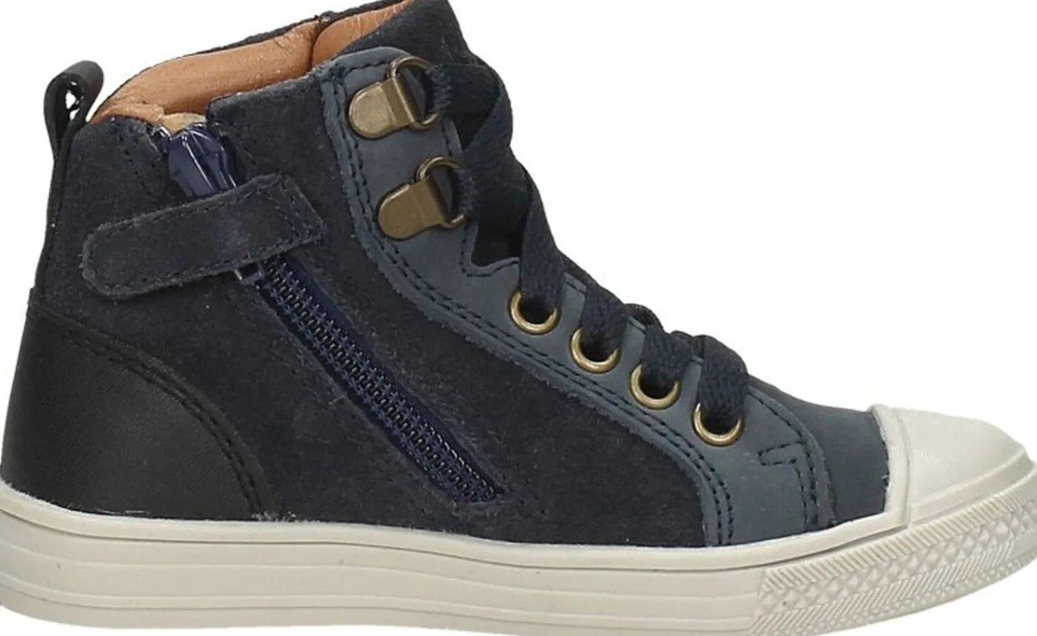 Keq Veterschoenen Hoog Blauw Hot