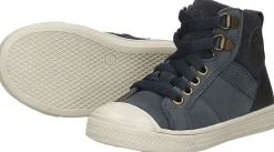 Keq Veterschoenen Hoog Blauw Hot