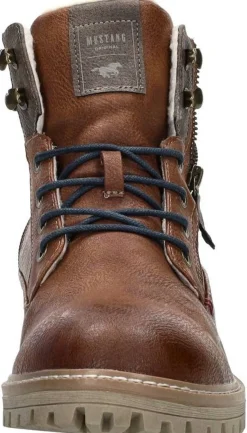 Mustang Veterschoenen Hoog Cognac Online