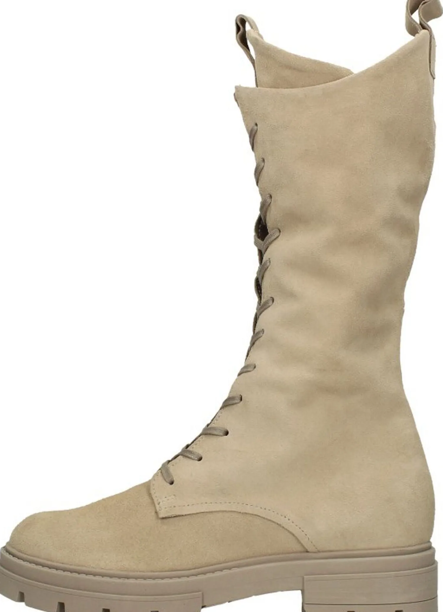 Mjus Veterschoenen Hoog Beige Outlet