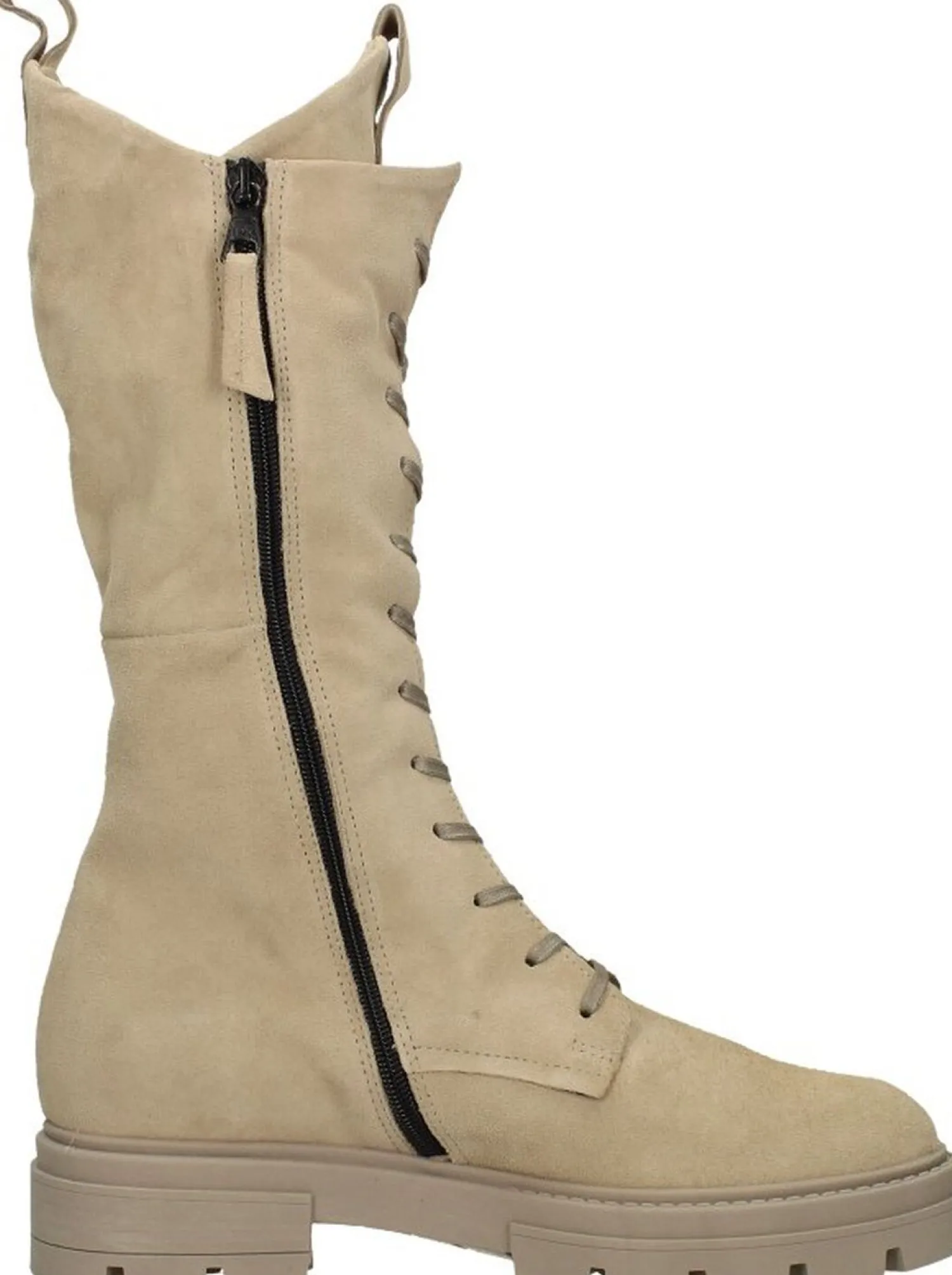Mjus Veterschoenen Hoog Beige Outlet