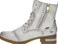 Mustang Veterschoenen Hoog Gebroken wit Sale