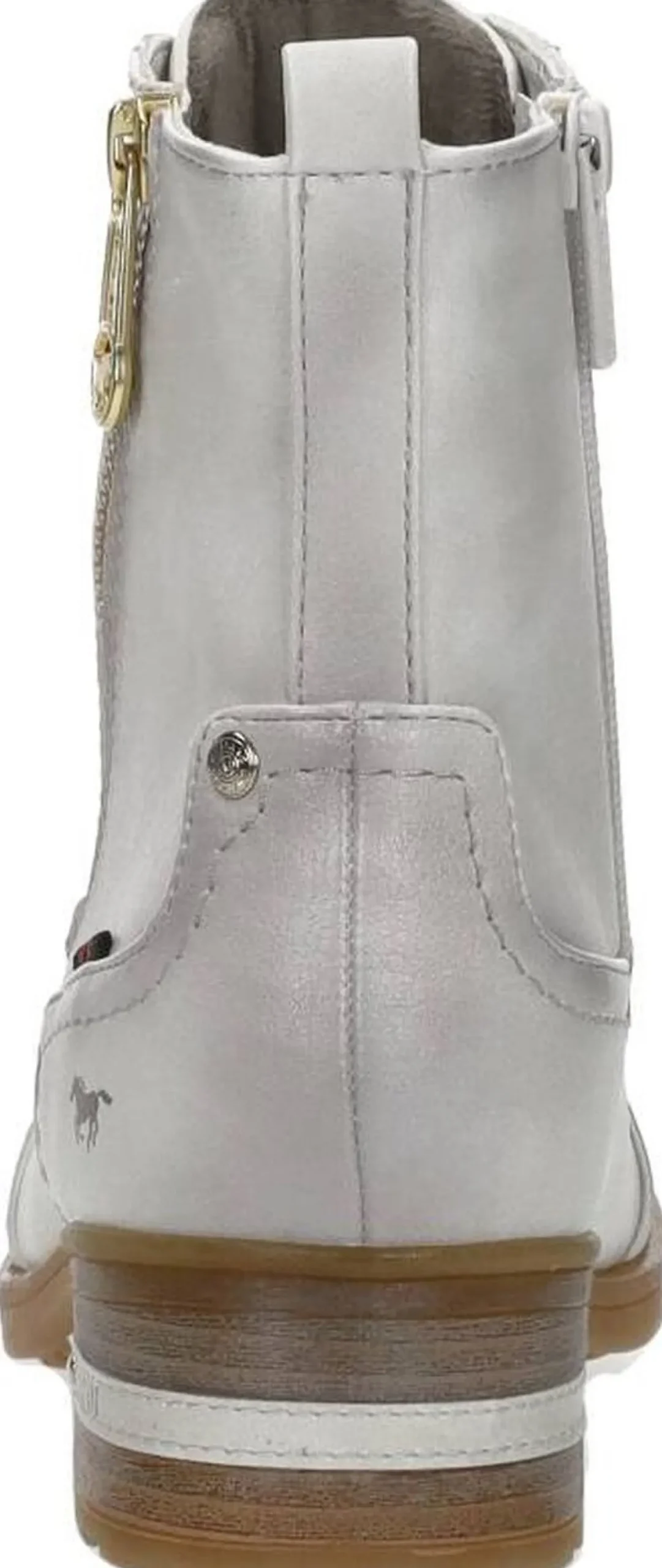 Mustang Veterschoenen Hoog Gebroken wit Sale