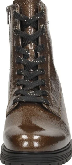 Gabor Veterschoenen Hoog Bruin croco lak Online