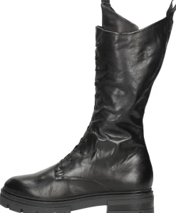 Mjus Veterschoenen Hoog Zwart Clearance