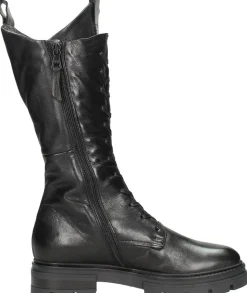 Mjus Veterschoenen Hoog Zwart Clearance