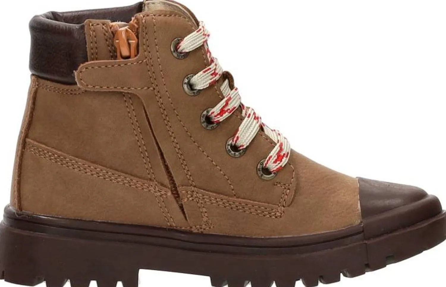 Shoesme Veterschoenen Hoog Cognac Best