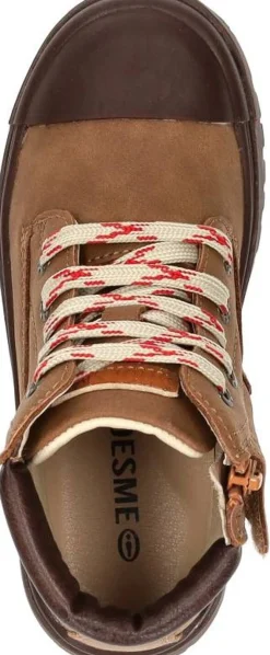 Shoesme Veterschoenen Hoog Cognac Best