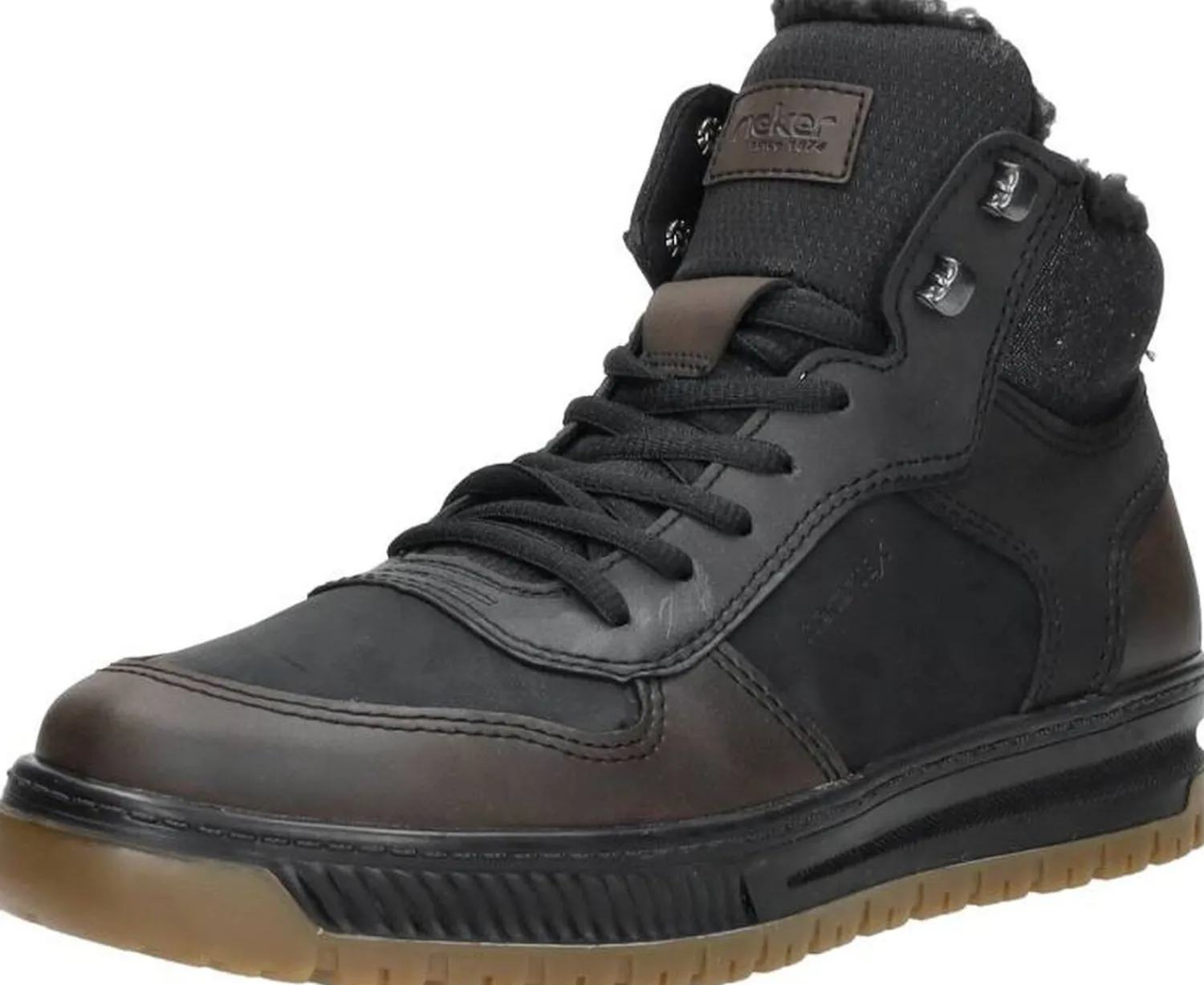 Rieker Veterschoenen Hoog Zwart Best