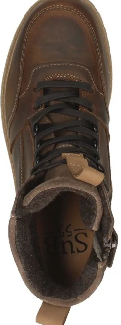 Sub55 Veterschoenen Hoog Cognac Outlet