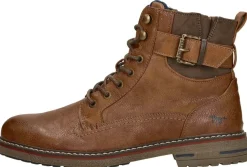 Mustang Veterschoenen Hoog Cognac New