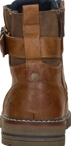 Mustang Veterschoenen Hoog Cognac New