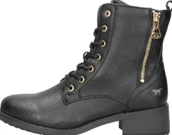 Mustang Veterschoenen Hoog Zwart New
