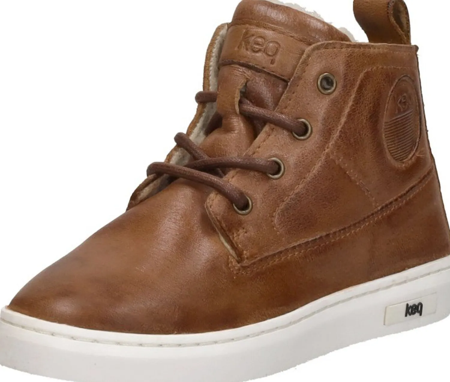 Keq Veterschoenen Hoog Cognac Clearance
