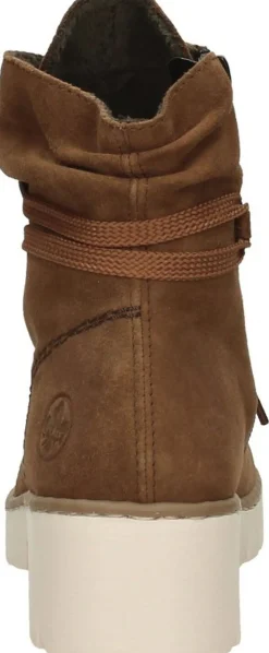 Rieker Veterschoenen Hoog Donkerbruin Hot