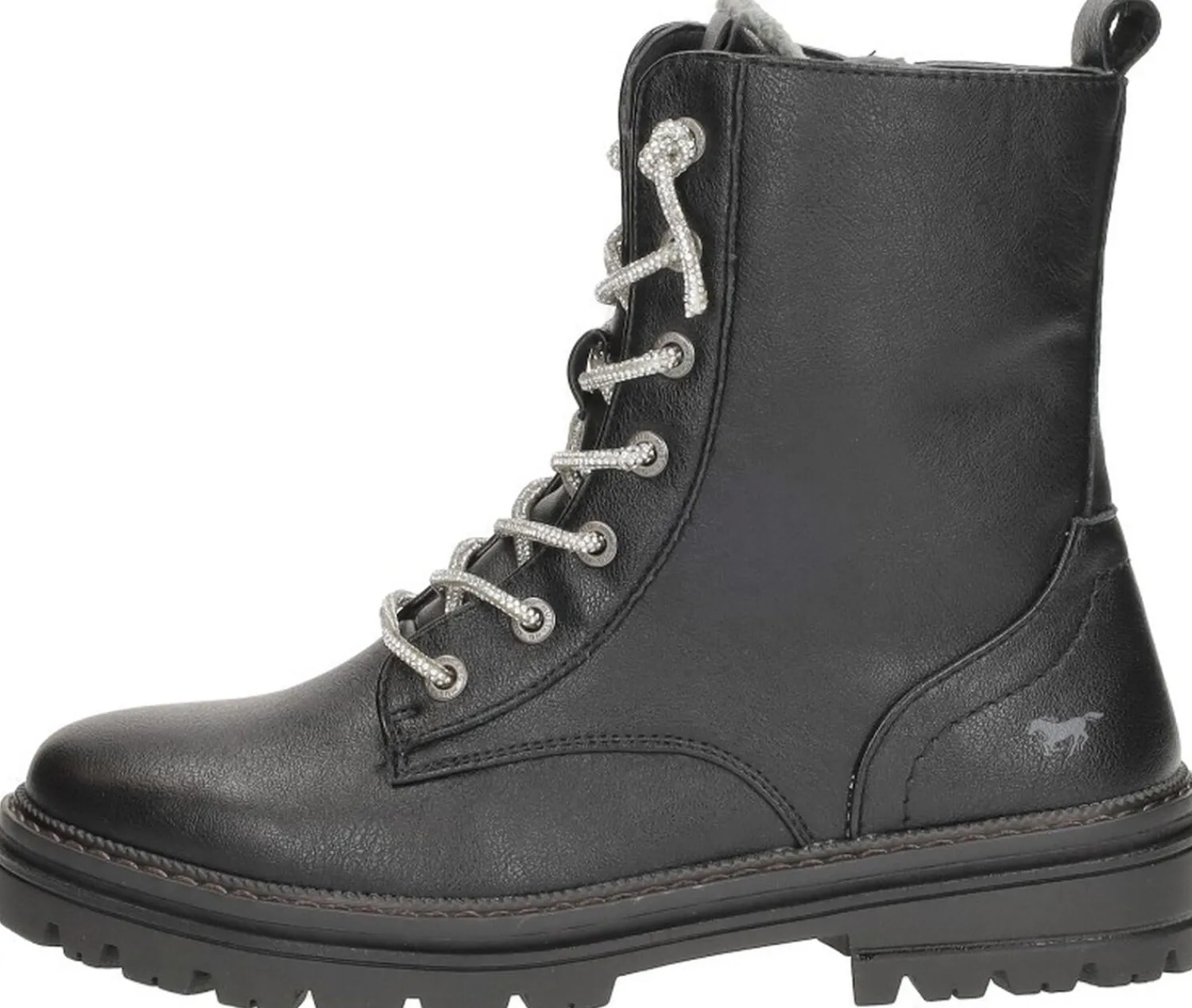 Mustang Veterschoenen Hoog Zwart Clearance