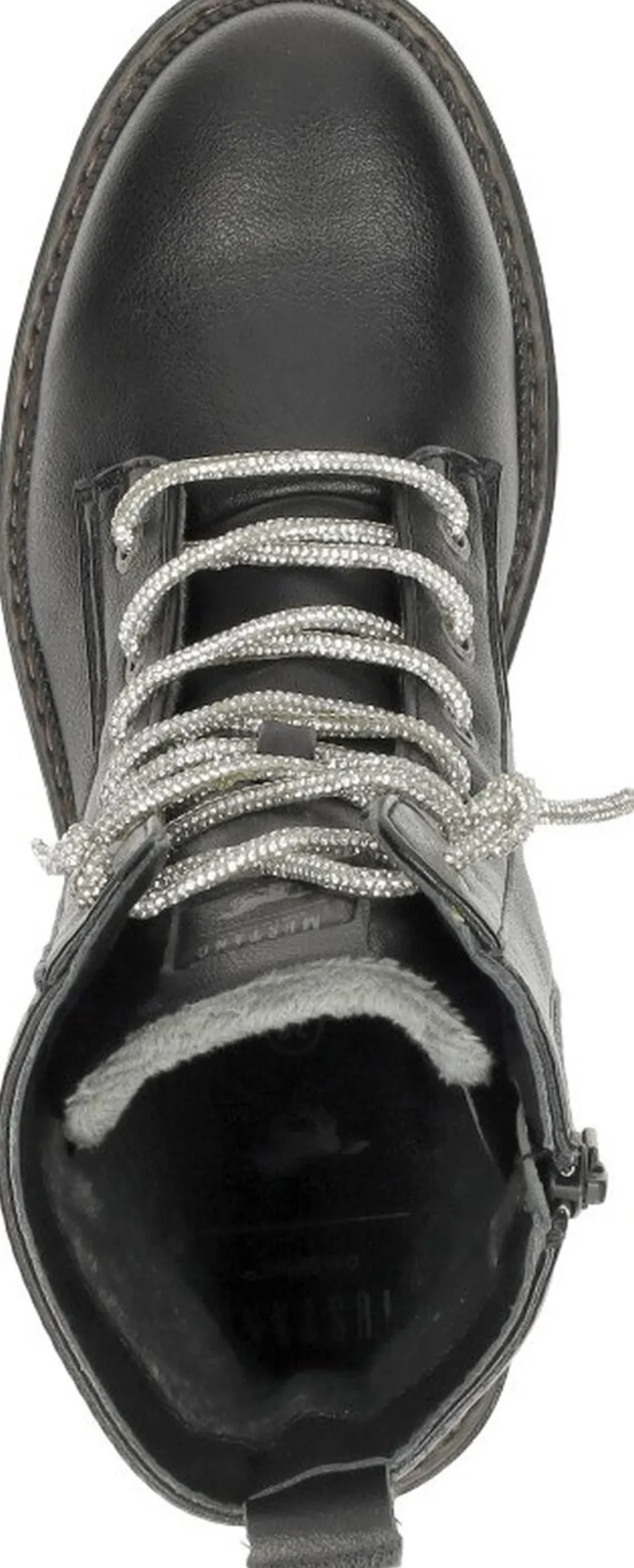 Mustang Veterschoenen Hoog Zwart Clearance
