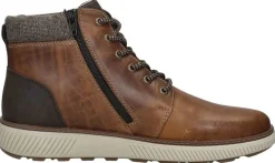 Rieker Veterschoenen Hoog Cognac New