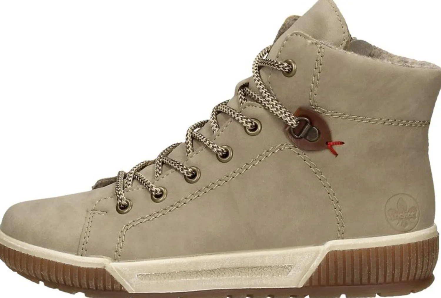 Rieker Veterschoenen Hoog Taupe Best