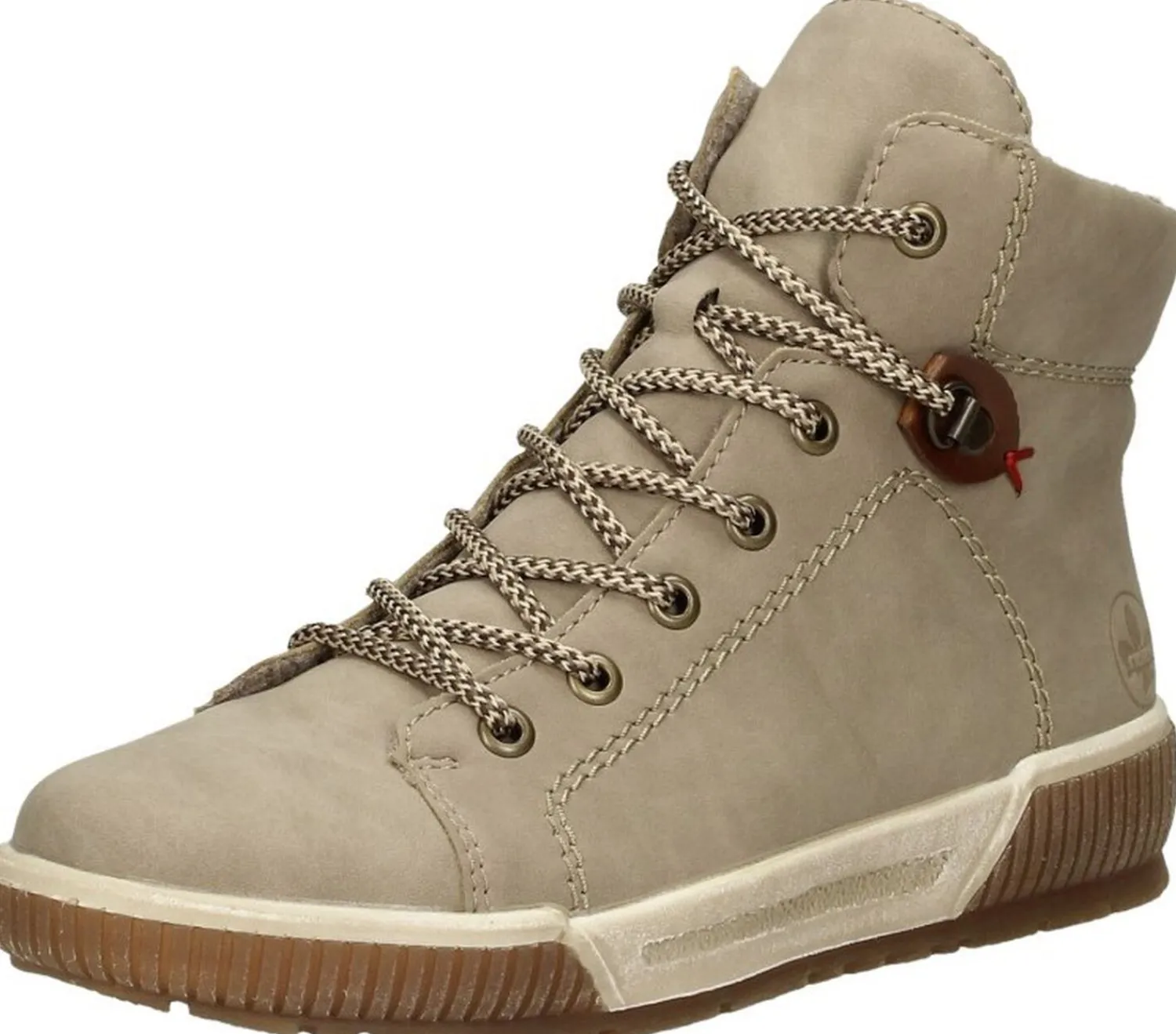 Rieker Veterschoenen Hoog Taupe Best