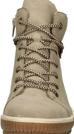 Rieker Veterschoenen Hoog Taupe Best