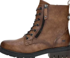 Mustang Veterschoenen Hoog Cognac Outlet