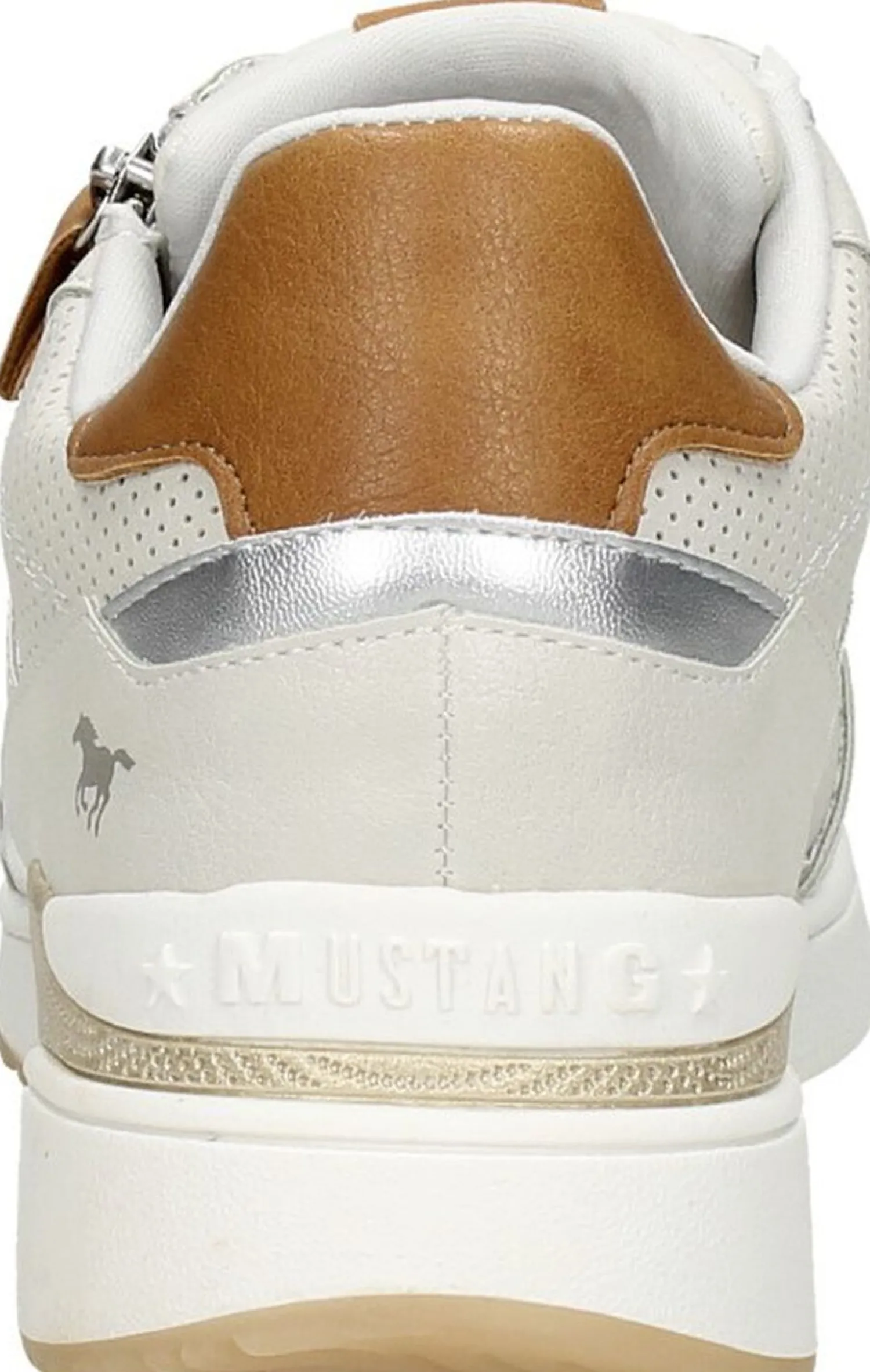 Mustang Veterschoenen Laag Gebroken wit Outlet