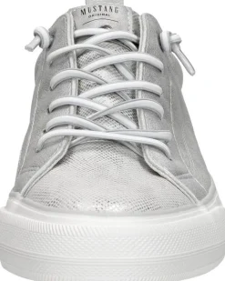 Mustang Veterschoenen Laag Zilverkleur Online