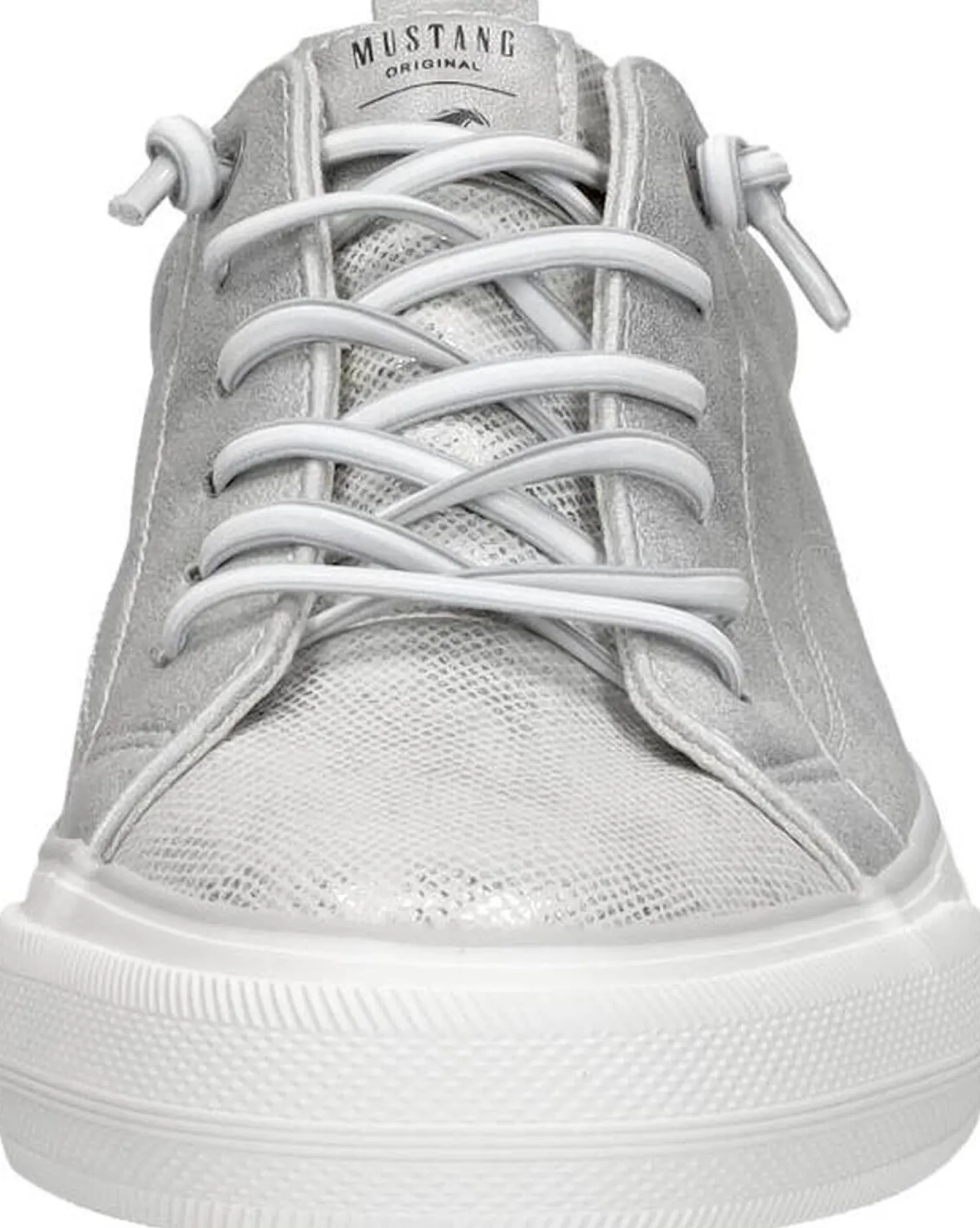 Mustang Veterschoenen Laag Zilverkleur Online