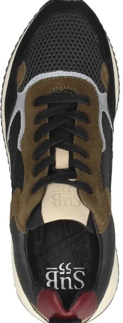 Sub55 Veterschoenen Laag Zwart Sale