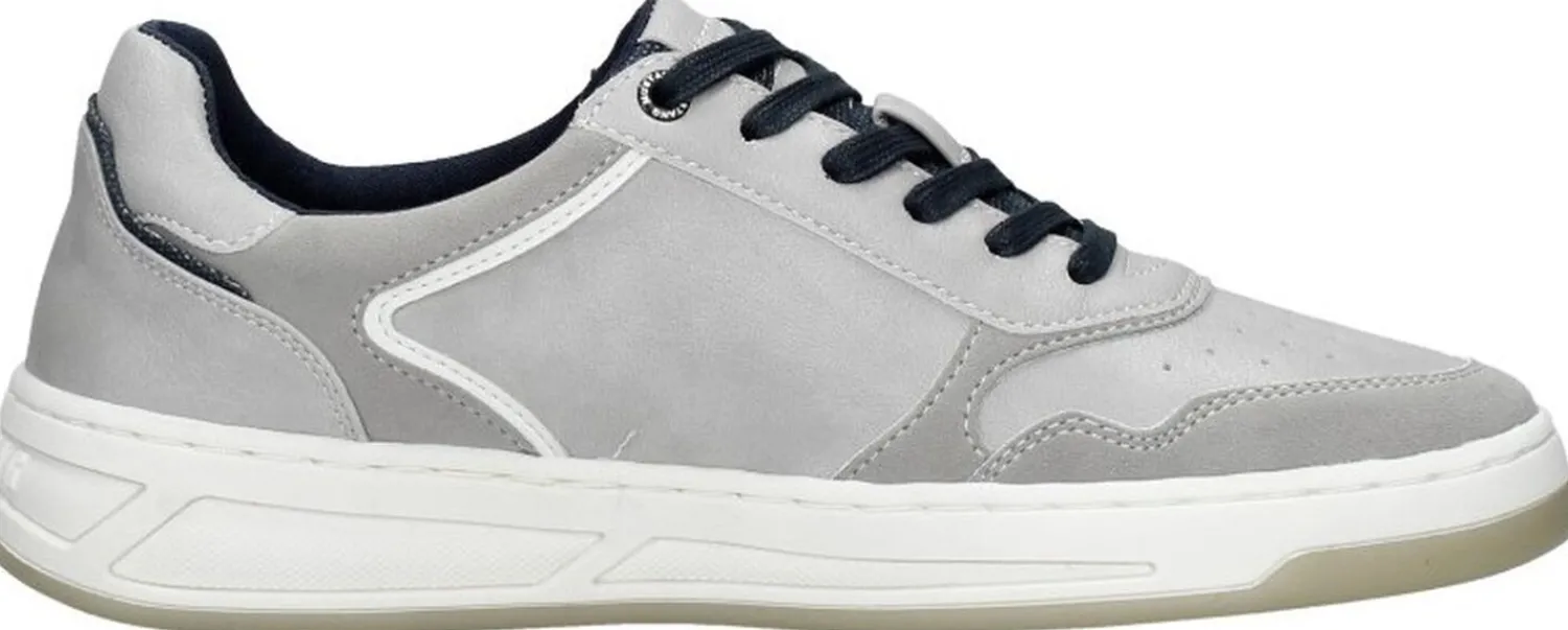 Mustang Veterschoenen Laag Donkergrijs Fashion