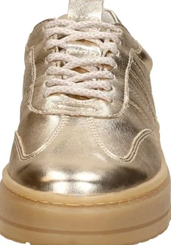 Sub55 Veterschoenen Laag Goudkleur Discount