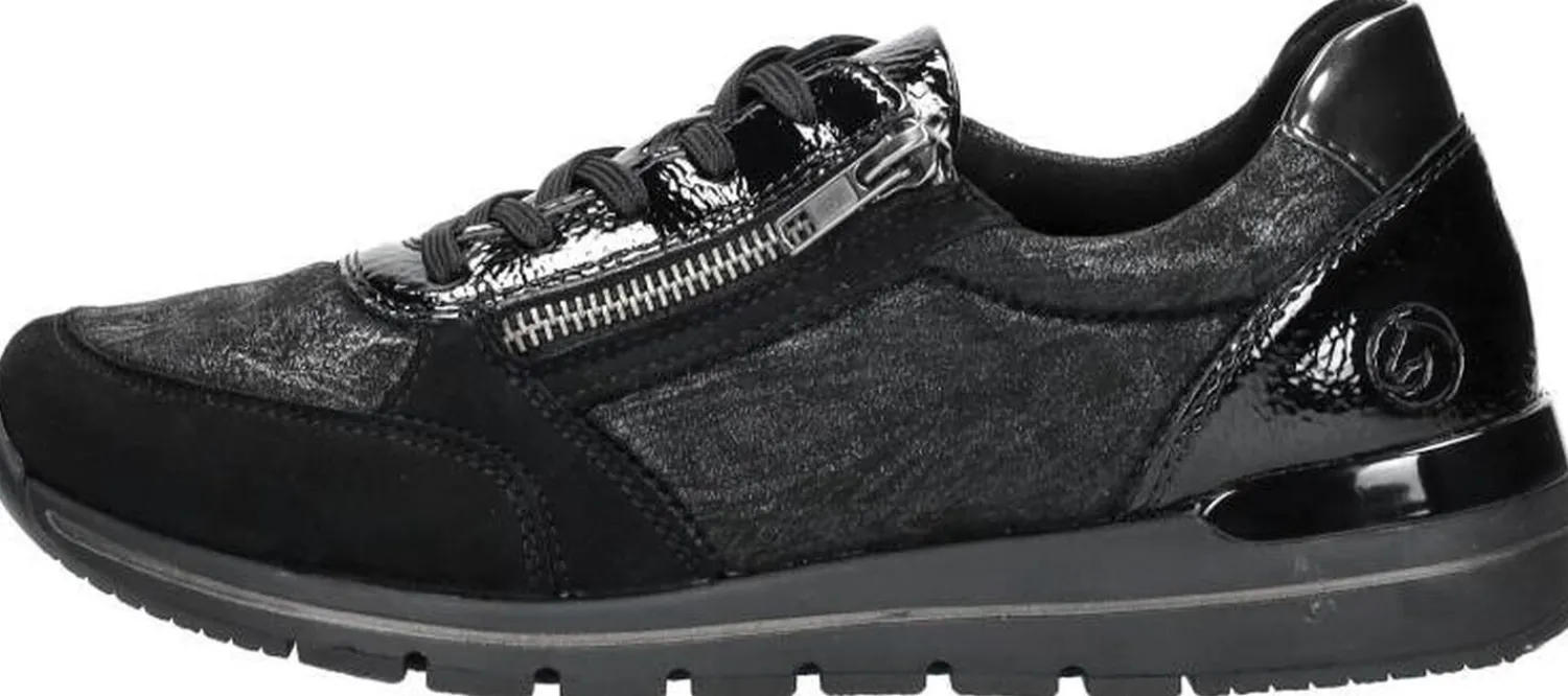 Remonte Veterschoenen Laag Zwart Fashion