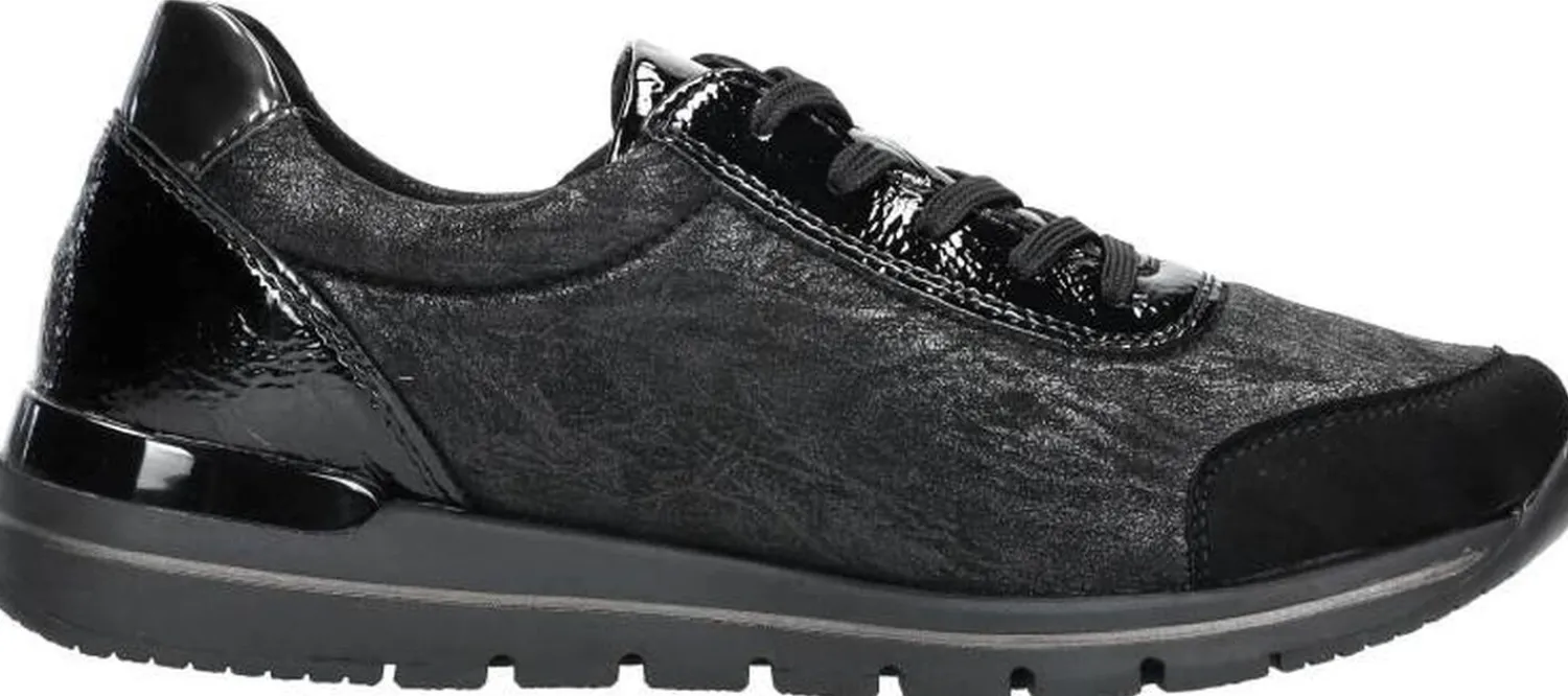 Remonte Veterschoenen Laag Zwart Fashion