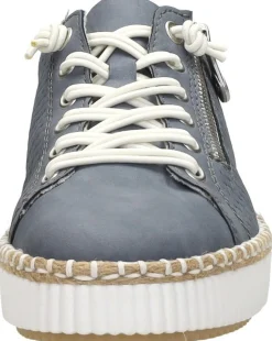 Rieker Veterschoenen Laag Blauw New