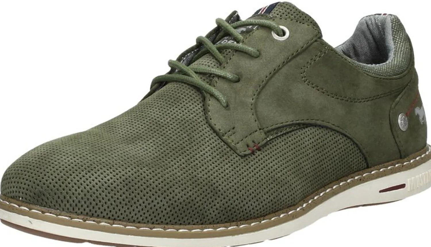 Mustang Veterschoenen Laag Groen Best
