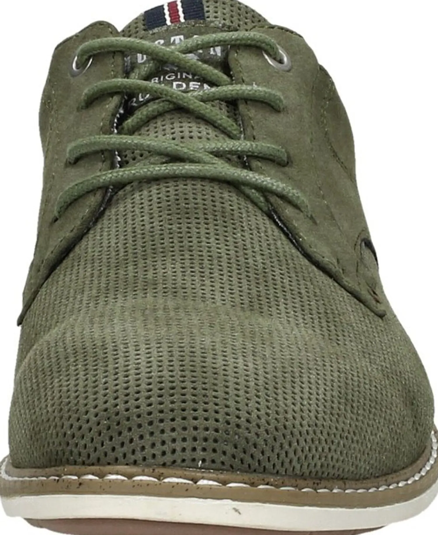 Mustang Veterschoenen Laag Groen Best