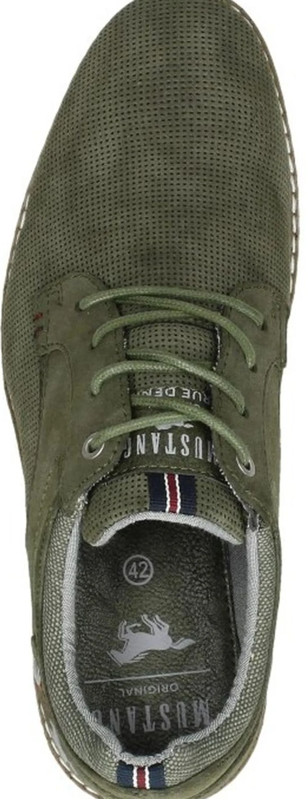 Mustang Veterschoenen Laag Groen Best