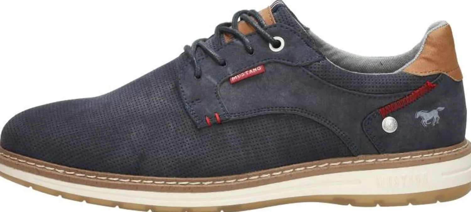 Mustang Veterschoenen Laag Blauw Best