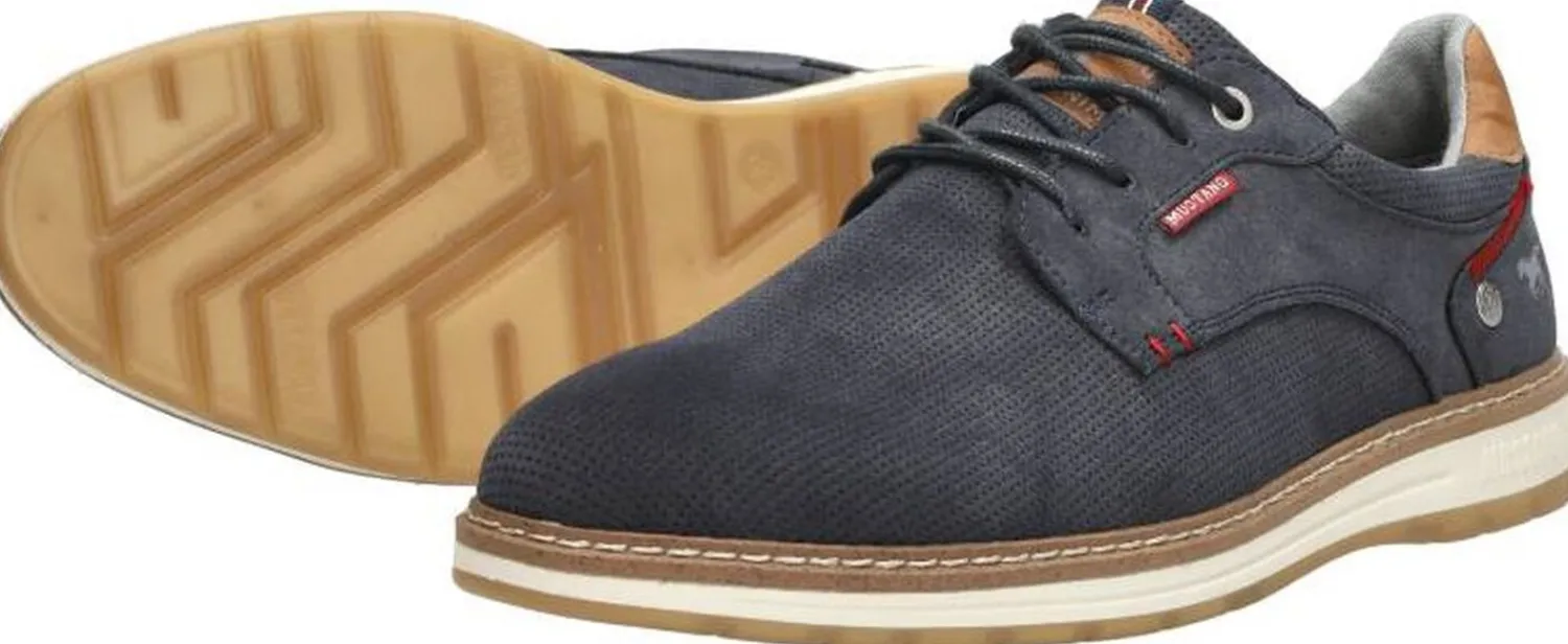 Mustang Veterschoenen Laag Blauw Best