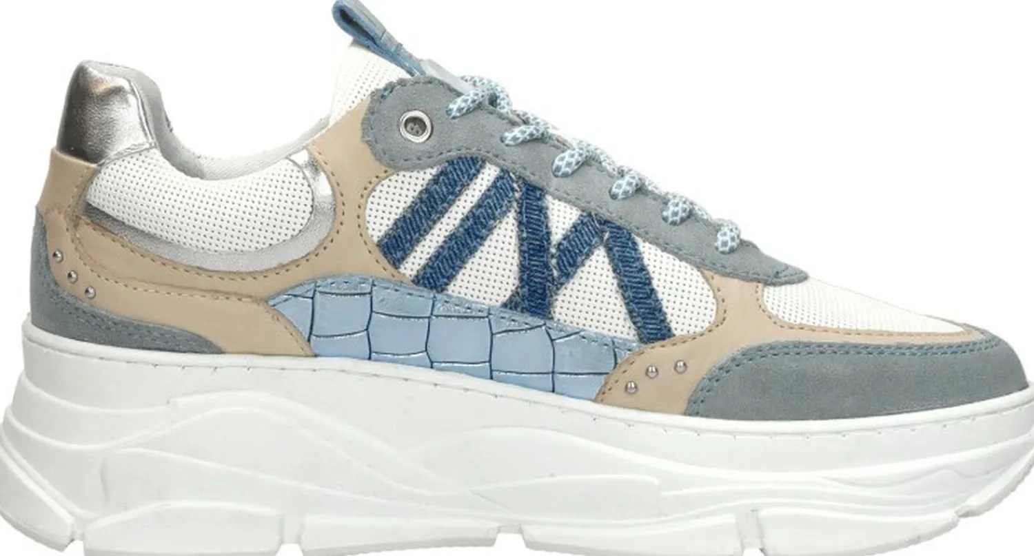 Sub55 Veterschoenen Laag Licht blauw New