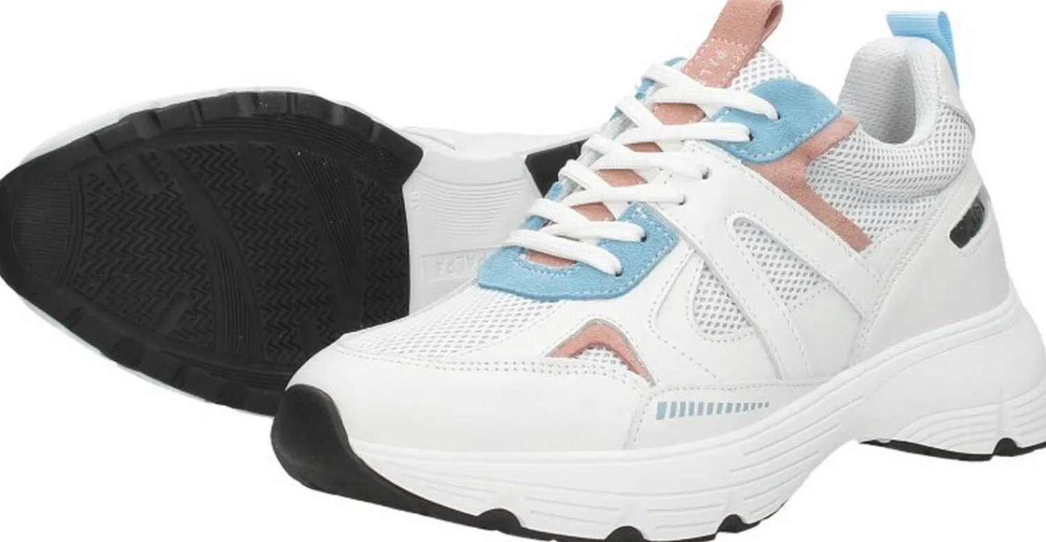 Palpa Veterschoenen Laag Wit Fashion